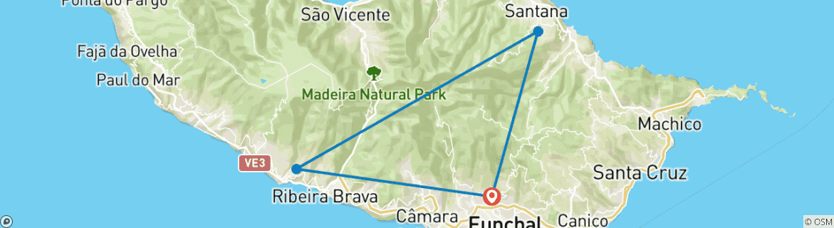 Mapa de Portugal - Viaje experimental Madeira - Algo más que una "isla de las flores"