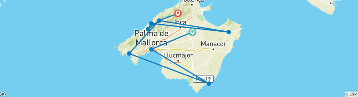 Map of Enchanting Mallorca