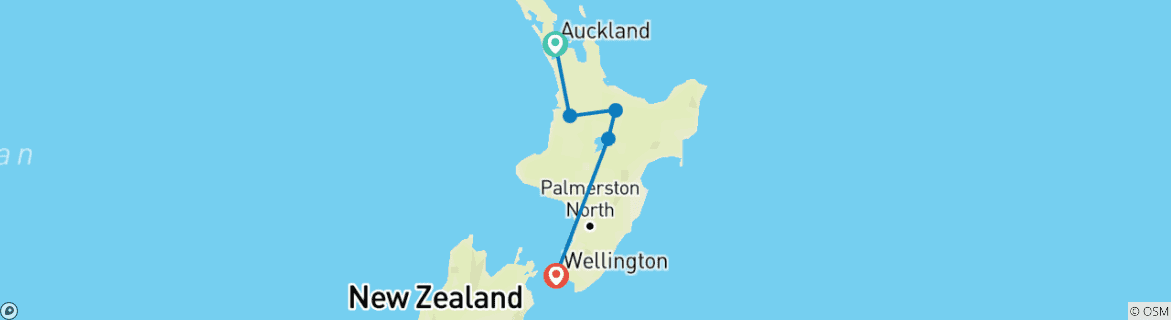 Map of 7-Day Northern Crossing