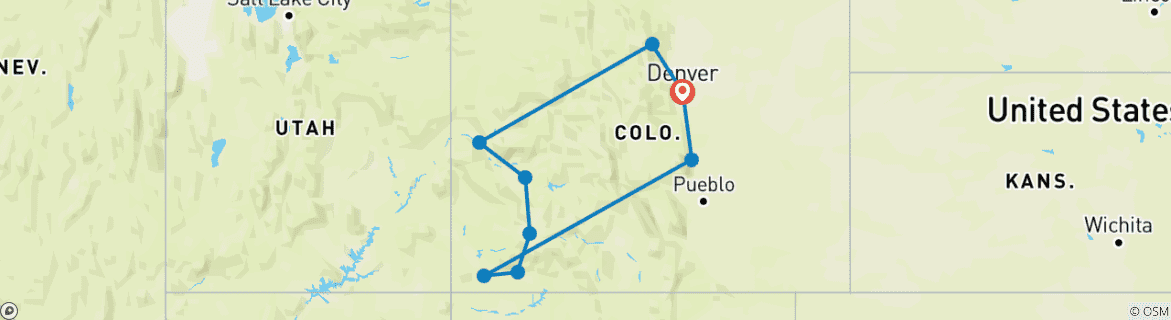 Imagen de un mapa que muestra la ruta del circuito