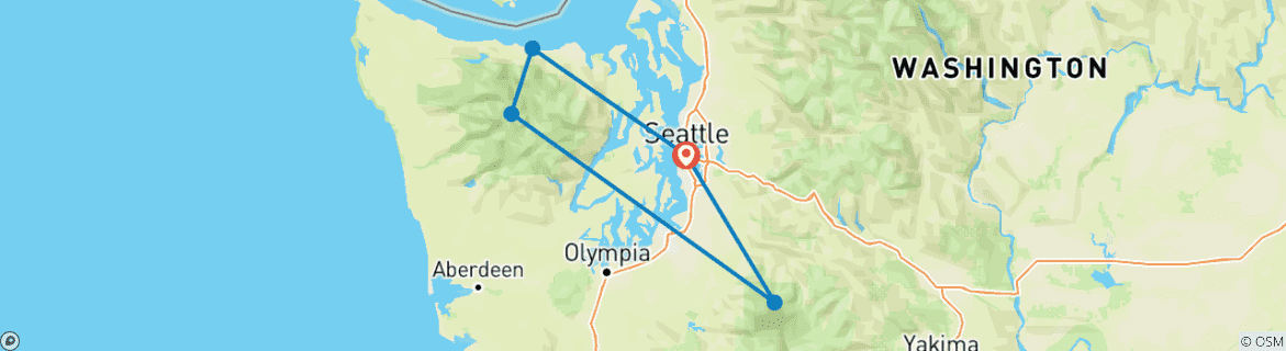 Map of Snapshot: Seattle's Pacific Northwest