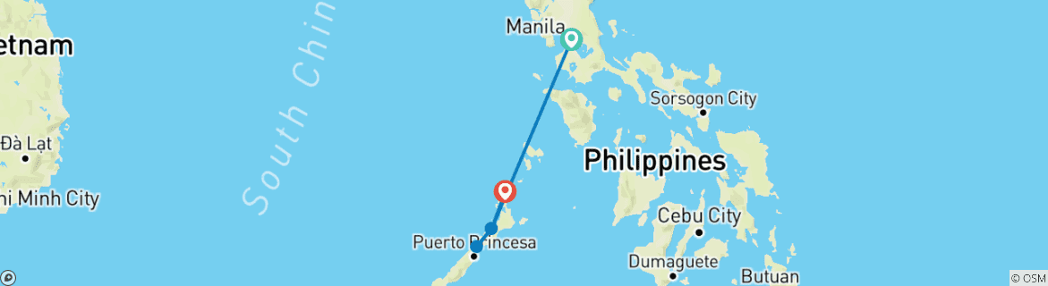 Map of Solo-ish Philippines