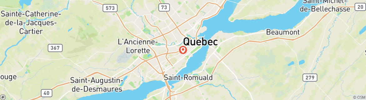 Karte von 7 Tage Quebec, Kanada