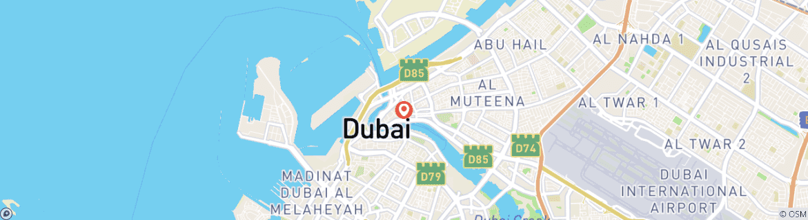 Map of Dubai Overnight - 2 days