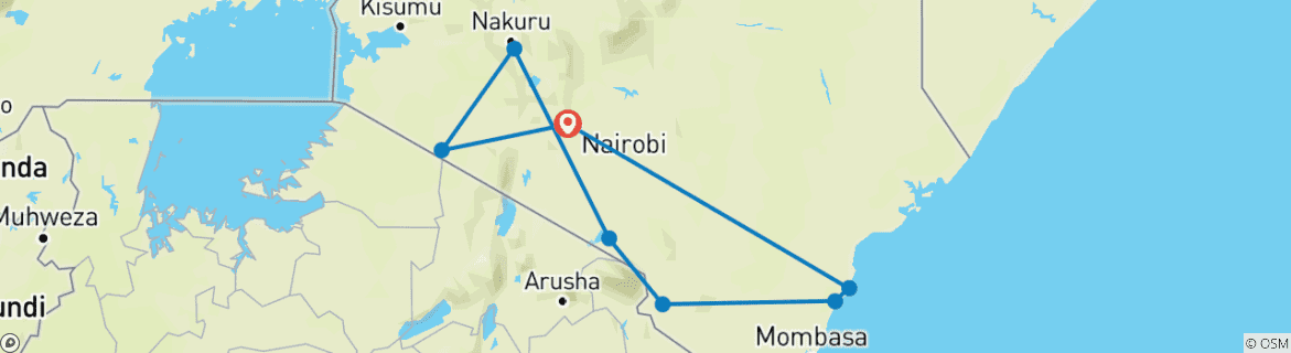 Imagen de un mapa que muestra la ruta del circuito