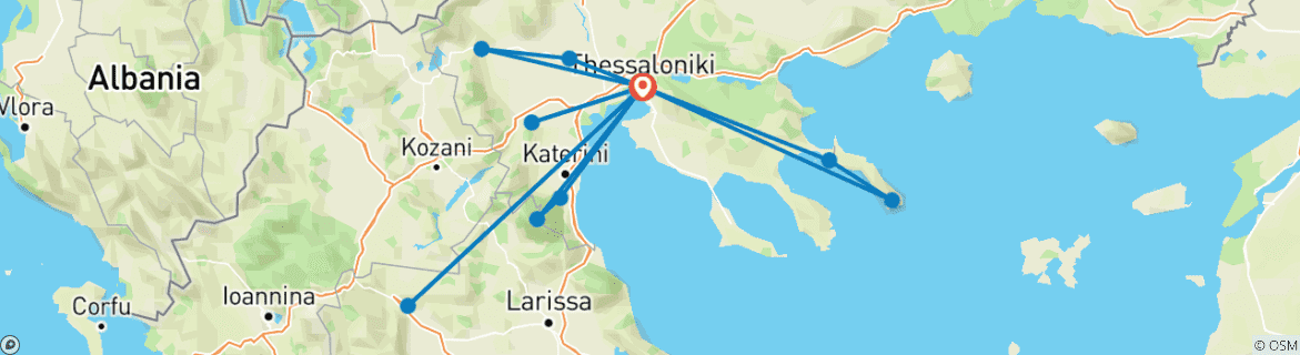 Imagen de un mapa que muestra la ruta del circuito