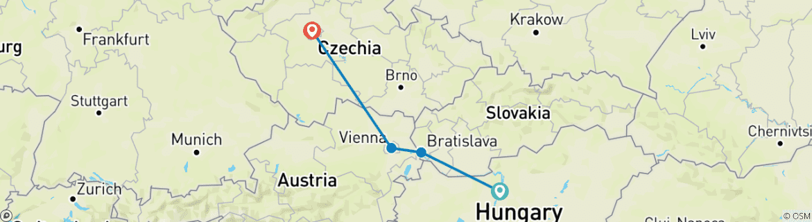 Imagen de un mapa que muestra la ruta del circuito