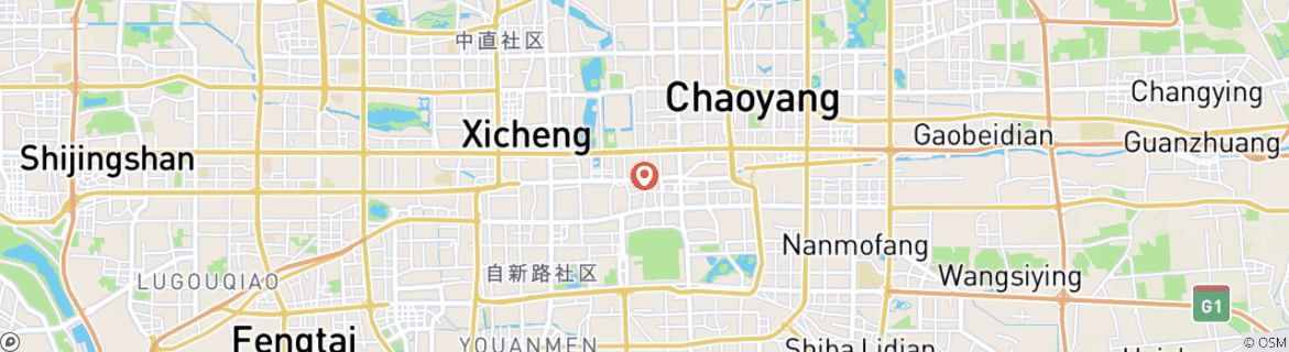 Carte du circuit Circuit de 2 jours tout compris en mini groupe à Pékin : La Grande Muraille, la Cité interdite, le Temple du Ciel, le Palais d'été et bien d'autres choses encore.