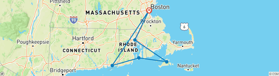 Map of Experience New England