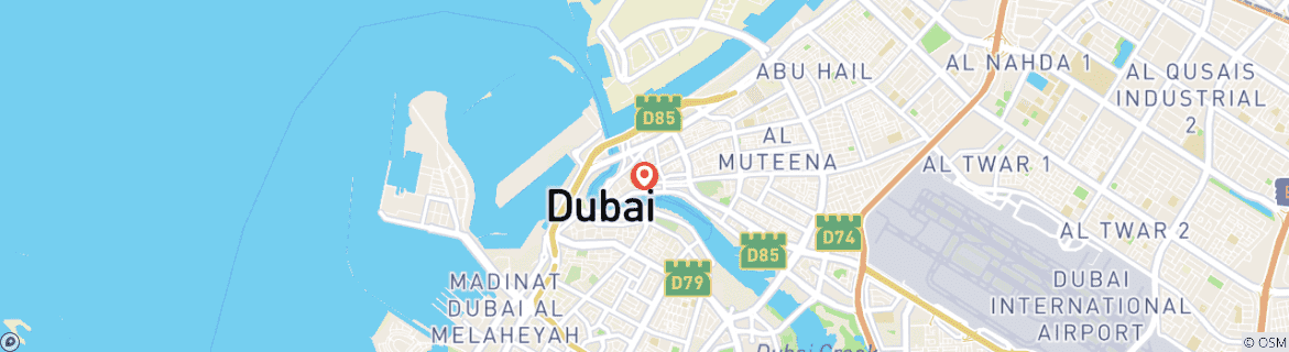 Karte von Dubai Familienübernachtung (5 Sterne) - 2 Tage