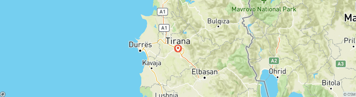 Karte von Tirana, Traditionelles lokales Bier, Verkostungs