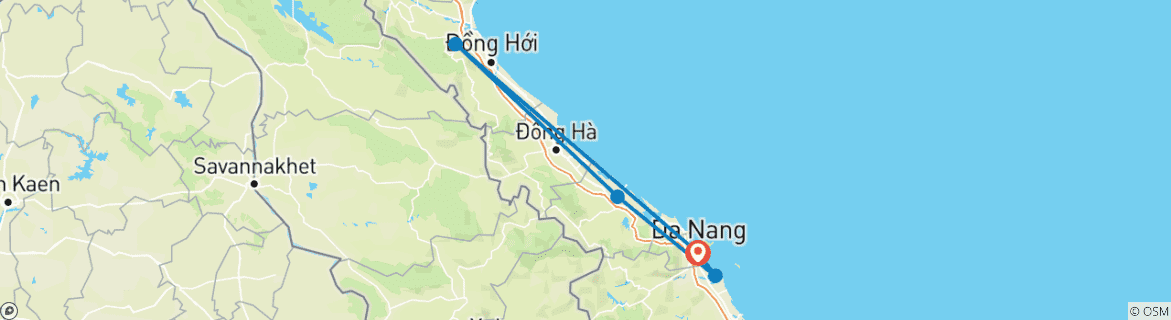 Imagen de un mapa que muestra la ruta del circuito