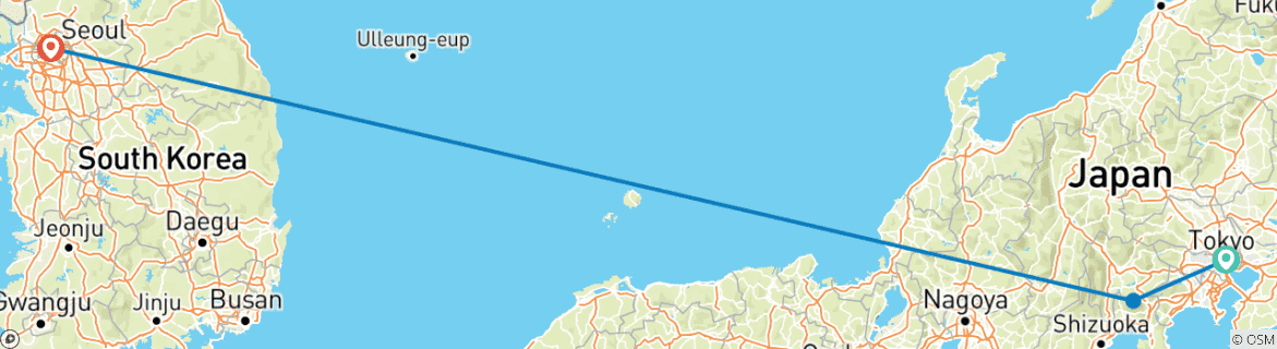 Imagen de un mapa que muestra la ruta del circuito