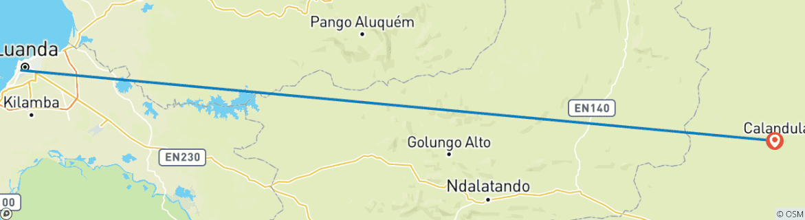 Imagen de un mapa que muestra la ruta del circuito