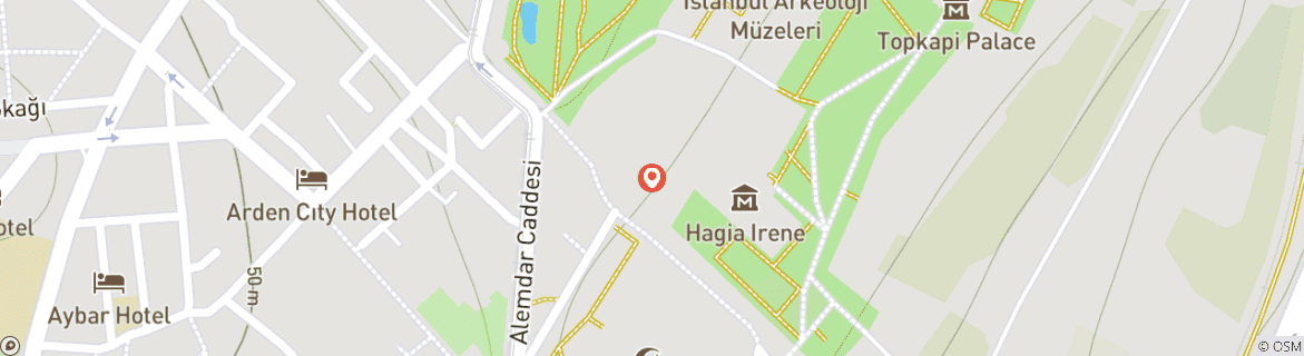 Carte du circuit 10 JOURS DE VISITE DE L'HÉRITAGE JUIF EN TURQUIE