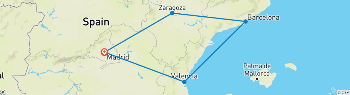 Imagen de un mapa que muestra la ruta del circuito