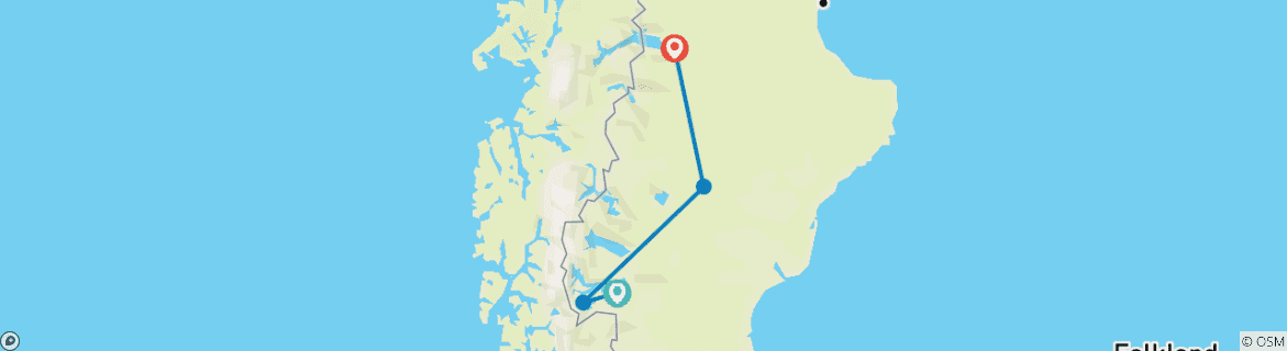 Imagen de un mapa que muestra la ruta del circuito
