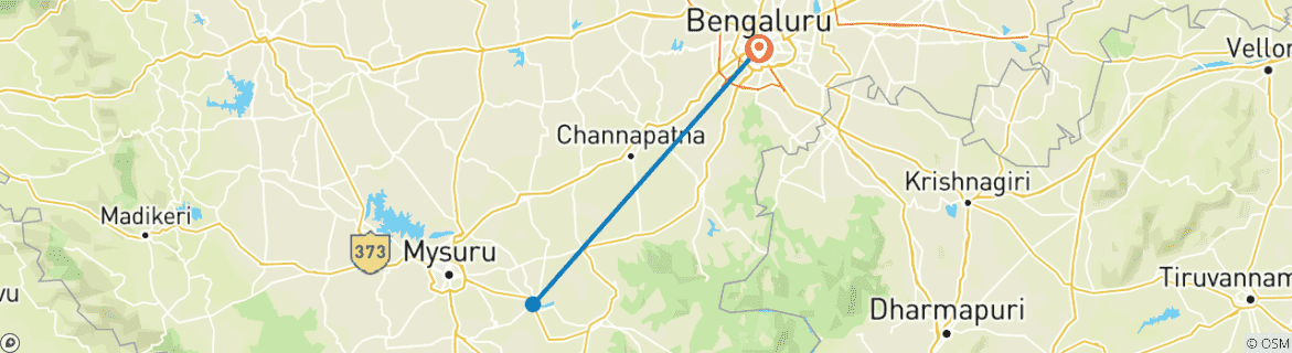 Imagen de un mapa que muestra la ruta del circuito