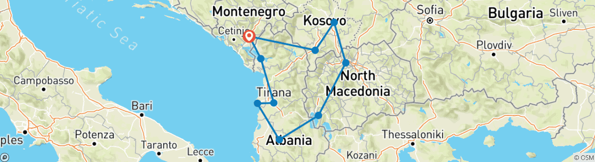 Imagen de un mapa que muestra la ruta del circuito