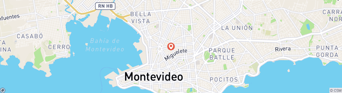 Kaart van Montevideo Startpakket (3 Dagen)