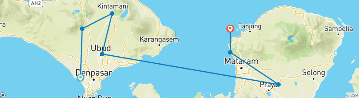 Imagen de un mapa que muestra la ruta del circuito