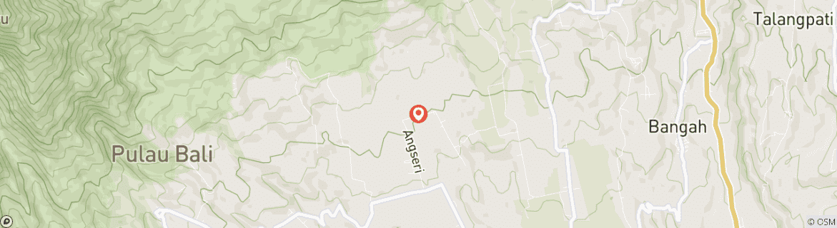 Kaart van Tijdloos Bali Ontsnappen in 5 Dagen - Privé Rondreis