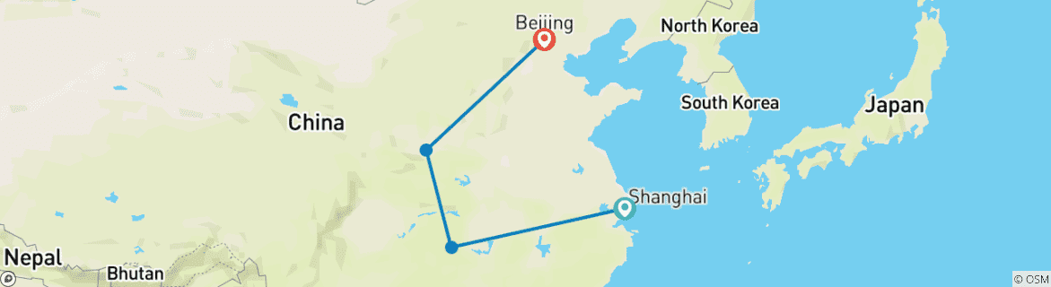 Imagen de un mapa que muestra la ruta del circuito