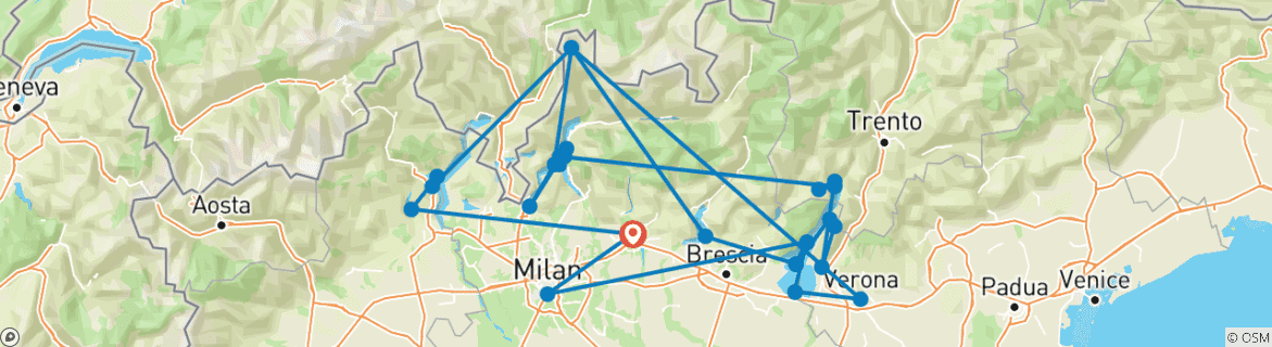 Imagen de un mapa que muestra la ruta del circuito