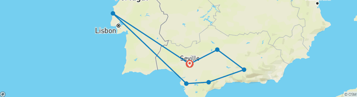 Imagen de un mapa que muestra la ruta del circuito