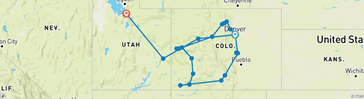 Imagen de un mapa que muestra la ruta del circuito