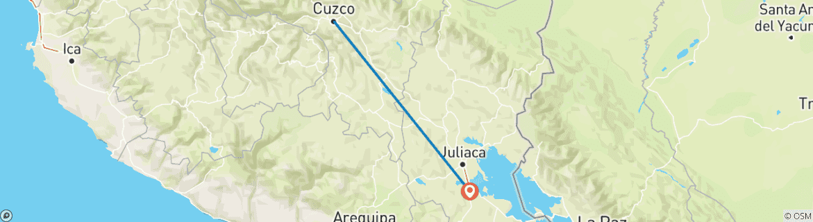 Imagen de un mapa que muestra la ruta del circuito