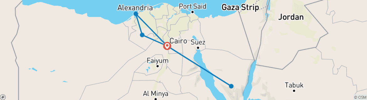 Imagen de un mapa que muestra la ruta del circuito