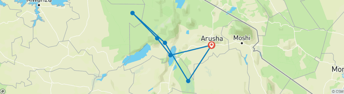 Imagen de un mapa que muestra la ruta del circuito