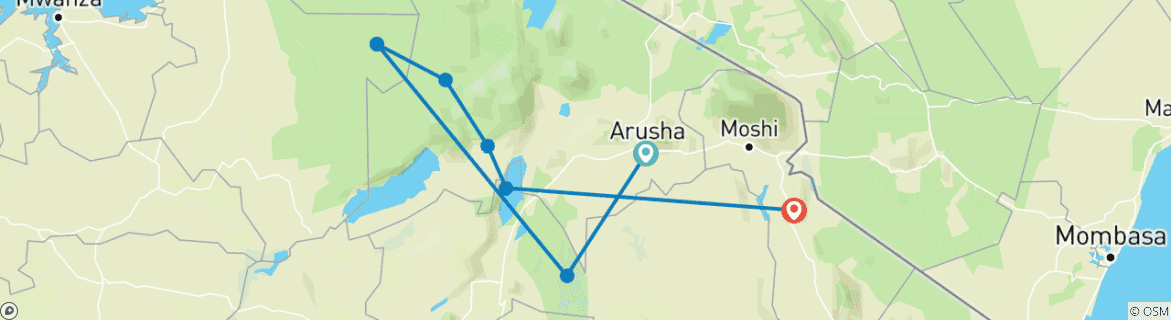 Imagen de un mapa que muestra la ruta del circuito