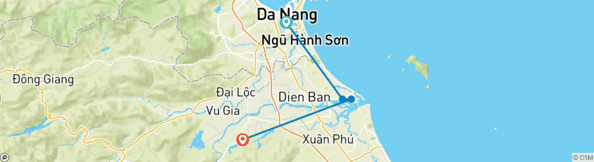 Imagen de un mapa que muestra la ruta del circuito