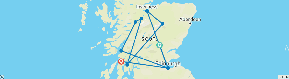 Imagen de un mapa que muestra la ruta del circuito