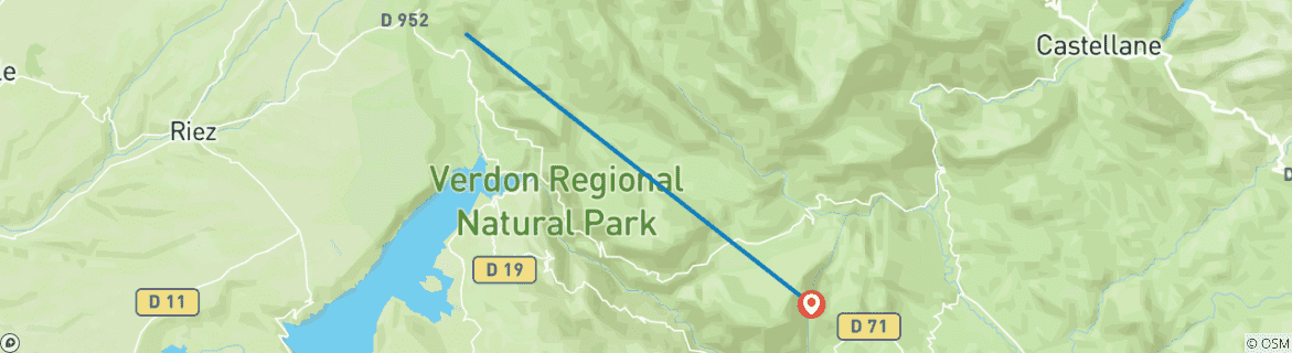 Imagen de un mapa que muestra la ruta del circuito