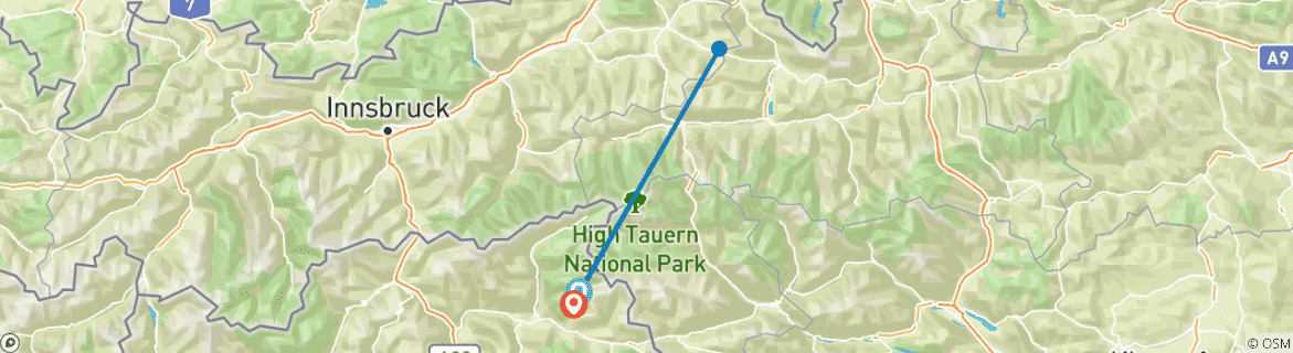 Imagen de un mapa que muestra la ruta del circuito