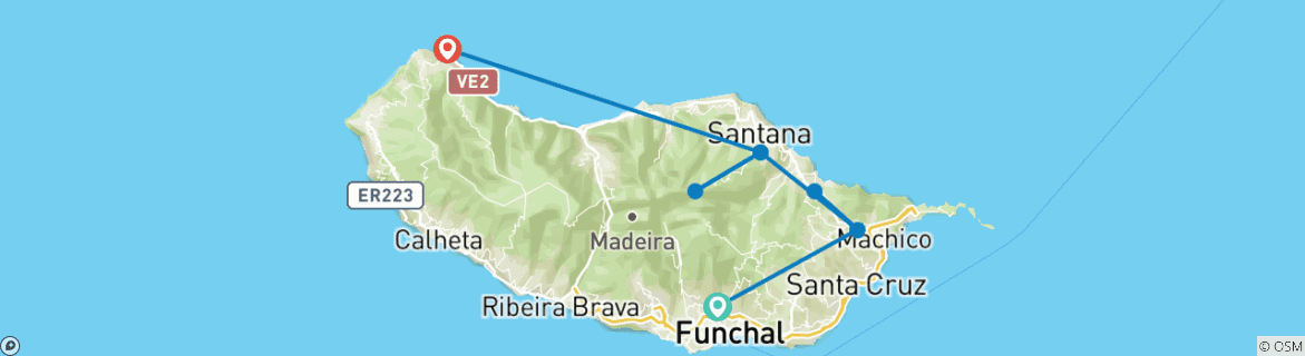 Imagen de un mapa que muestra la ruta del circuito