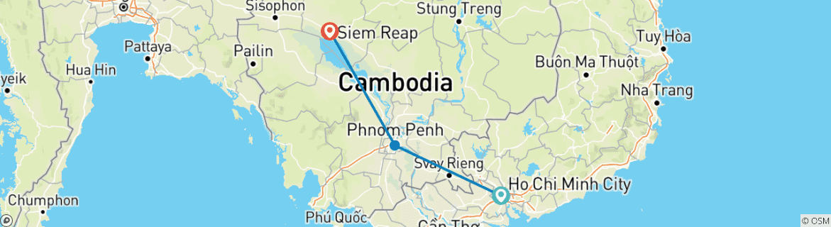 Imagen de un mapa que muestra la ruta del circuito