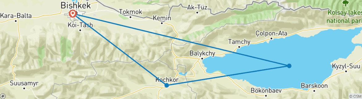 Carte du circuit De l'ouverture à la fermeture : Une aventure immersive pour voir le monde entier Jeux Nomades !