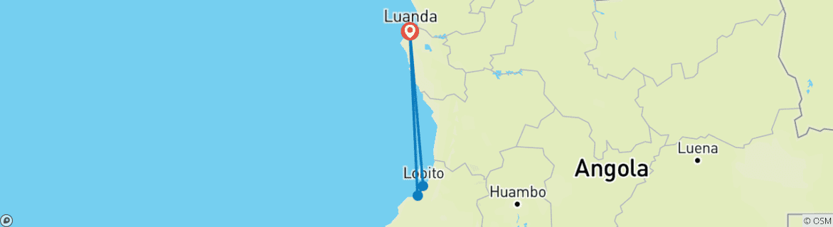 Imagen de un mapa que muestra la ruta del circuito