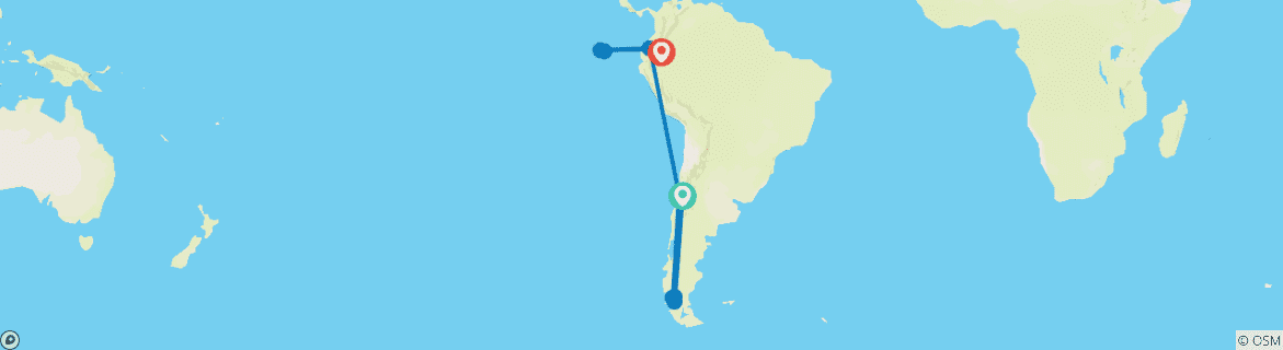 Imagen de un mapa que muestra la ruta del circuito