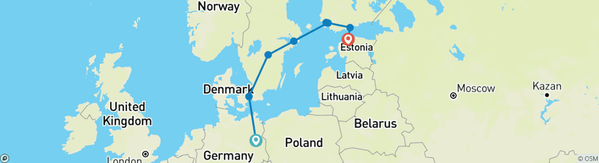 Imagen de un mapa que muestra la ruta del circuito