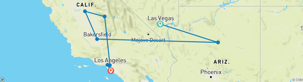 Imagen de un mapa que muestra la ruta del circuito