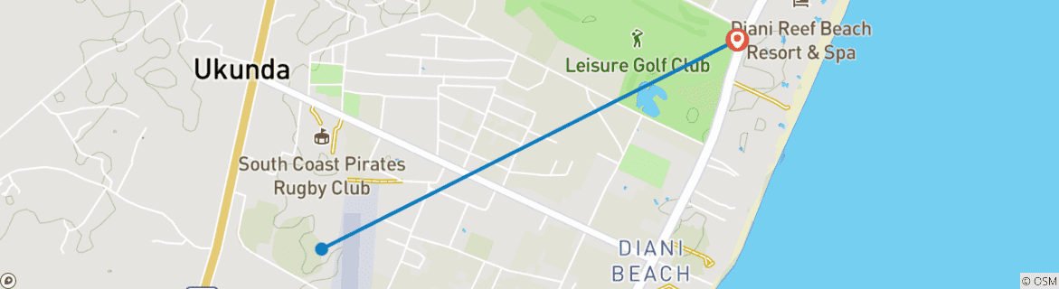 Imagen de un mapa que muestra la ruta del circuito