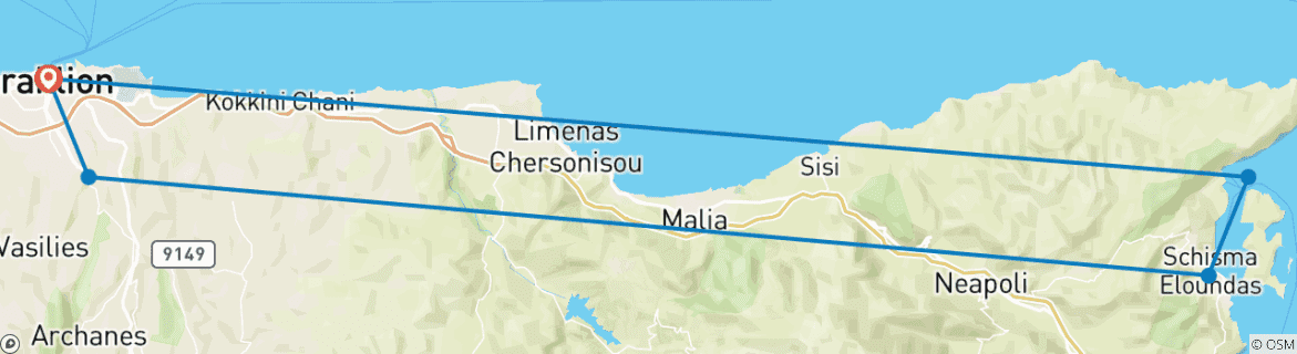 Kaart van Ontsnappen aan een eiland Kreta: Verken & Beleef, Franssprekende gids