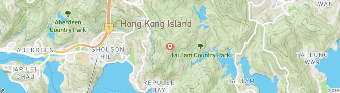 Karte von Highlights um Hongkong