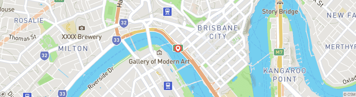 Mapa de Lo mejor de Brisbane en 4 días - Crucero, Koalas y emociones en la isla