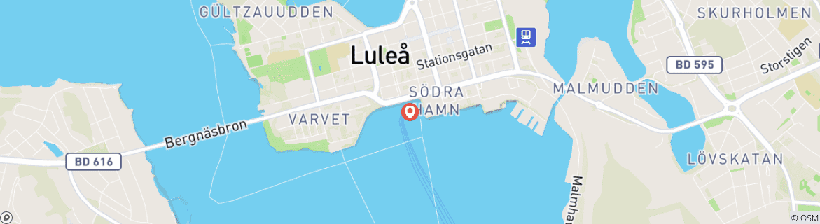 Carte du circuit Aventure de sérénité arctique (7 jours)